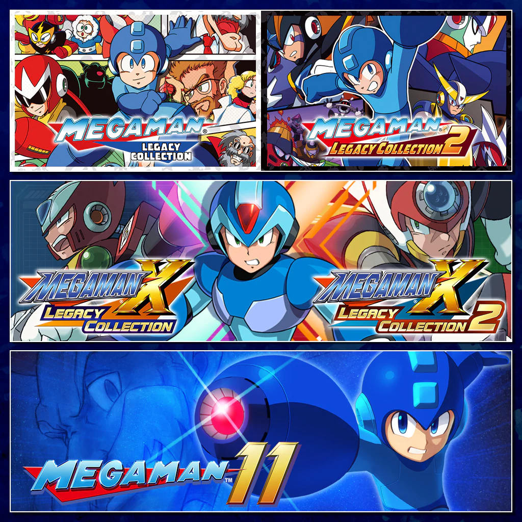 Mega Man 30th Anniversary Bundle (중국어(간체자), 영어, 일본어, 중국어(번체자))