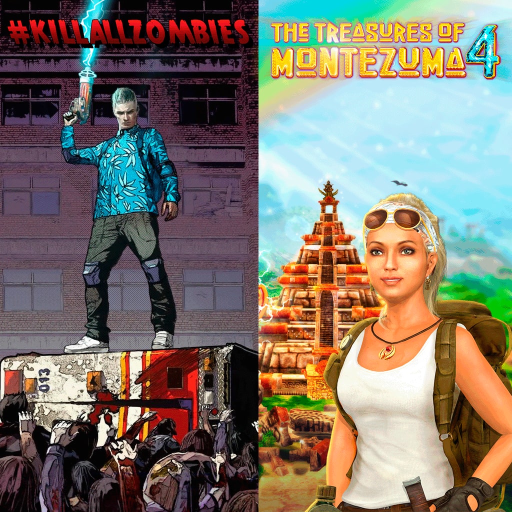 The Treasures of Montezuma 4 & KILLALLZOMBIES BUNDLE