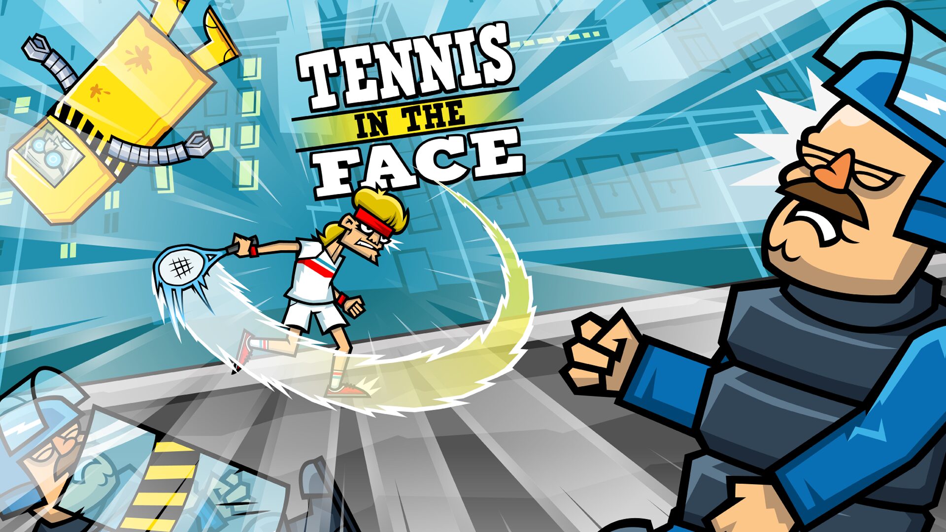 Tennis in the Face
