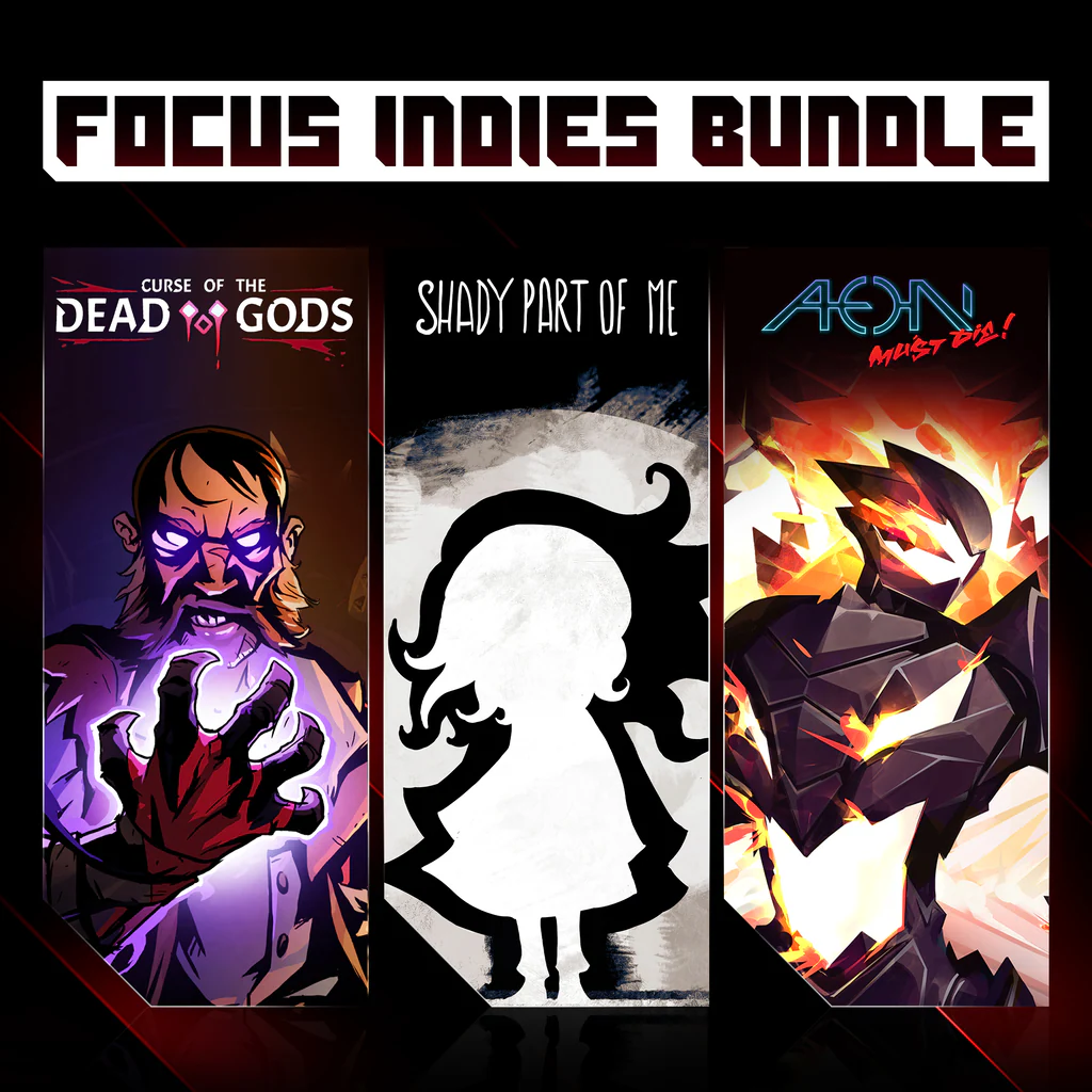 Focus Indies Bundle - Curse of the Dead Gods + Shady Part of Me + Aeon Must Die! (Simplified Chinese, English, Korean, Japanese, Traditional Chinese)