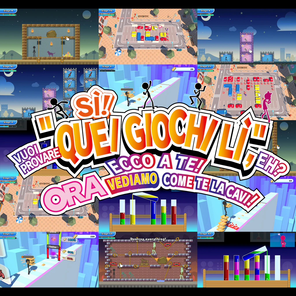 SÌ! VUOI PROVARE "QUEI GIOCHI LÌ", EH? ECCO A TE! ORA VEDIAMO COME TE LA CAVI!