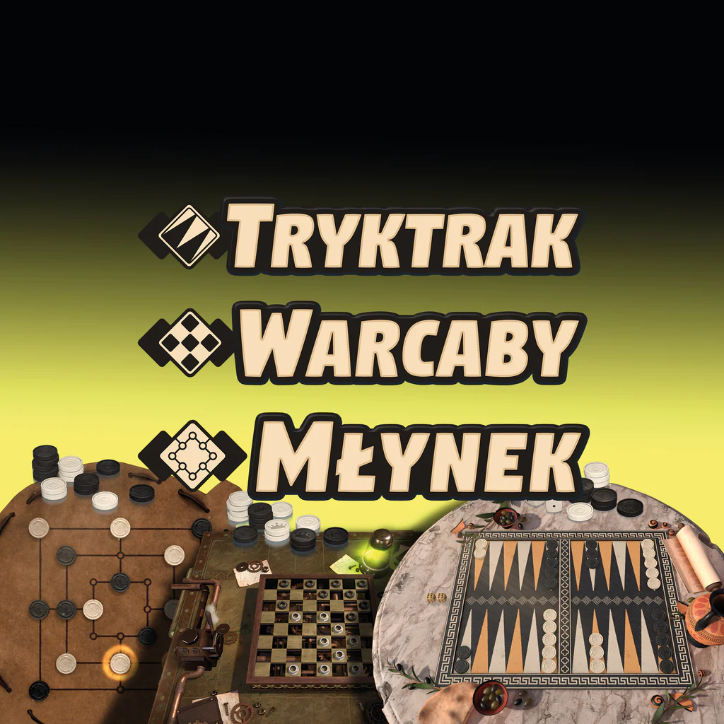 Tryktrak + Warcaby + Młynek