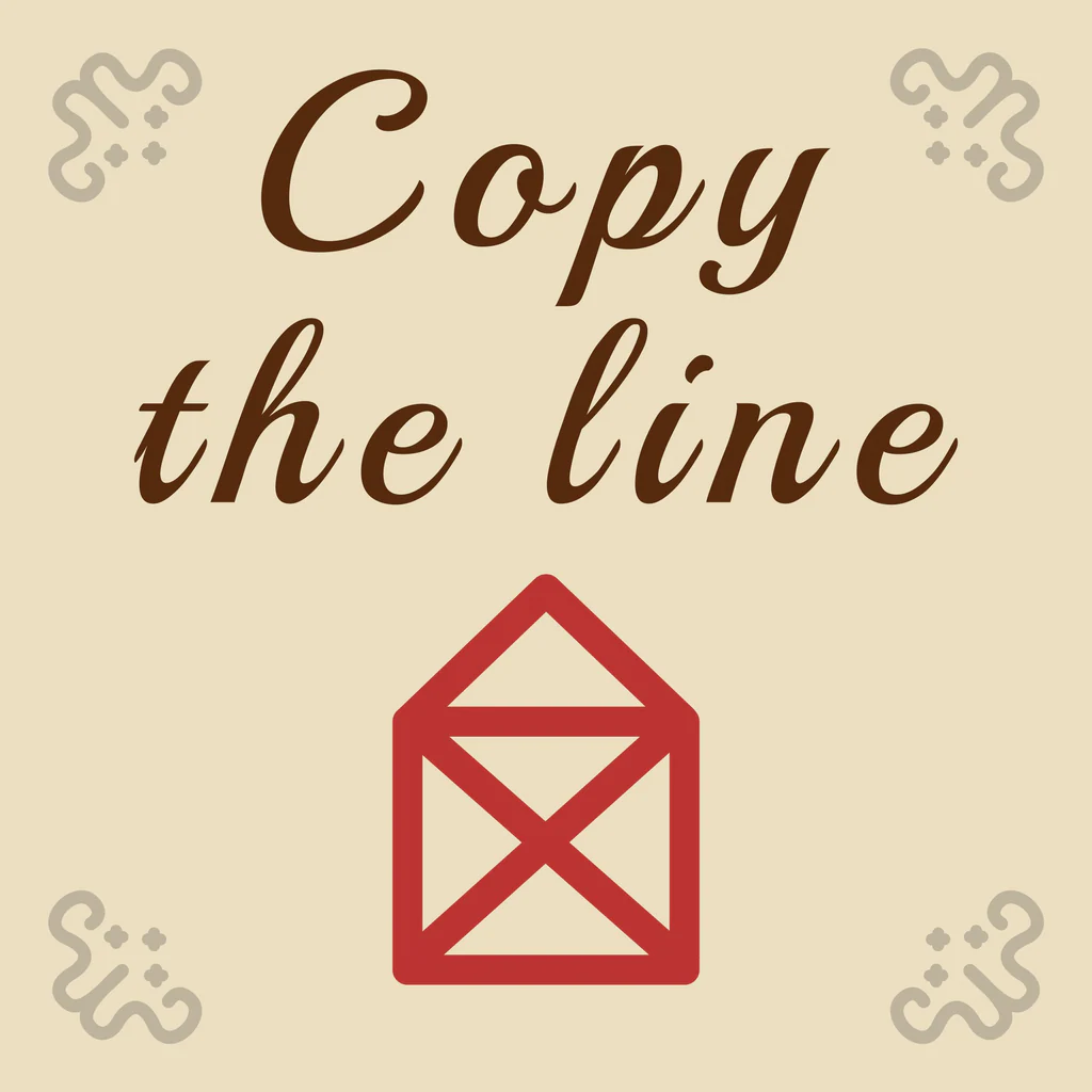 Copy The Line