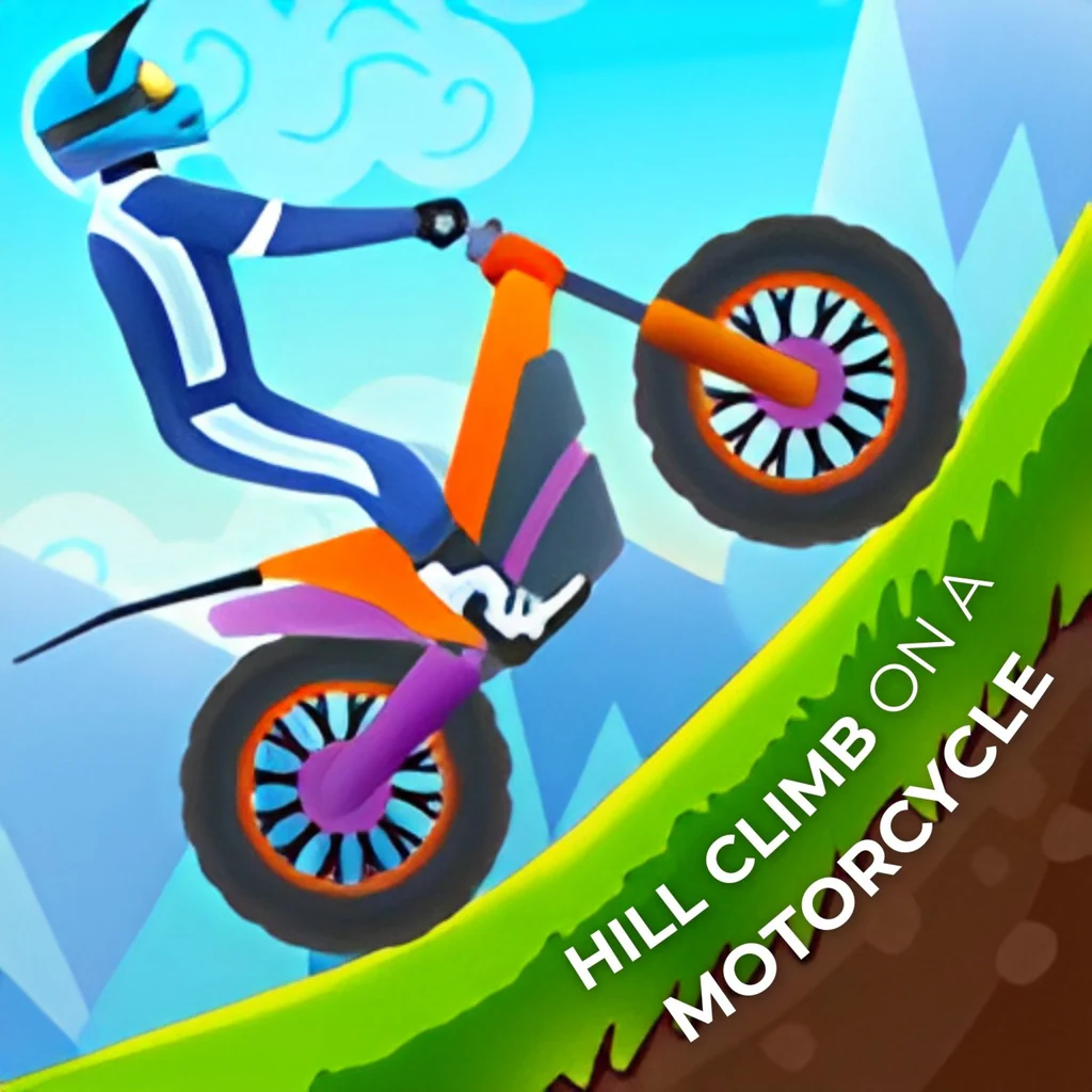 Hill Climb on a Motorcycle