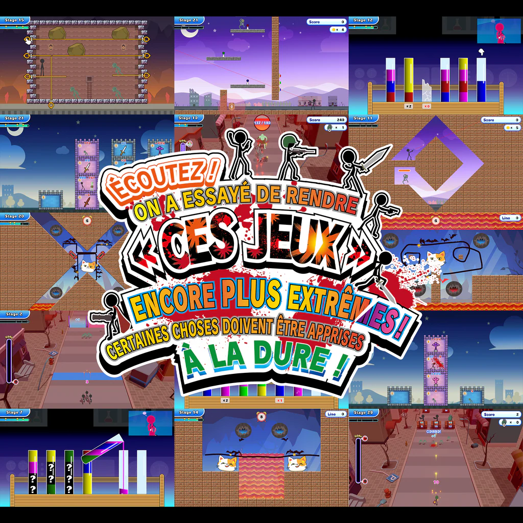 ÉCOUTEZ ! ON A ESSAYÉ DE RENDRE « CES JEUX » ENCORE PLUS EXTRÊMES ! CERTAINES CHOSES DOIVENT ÊTRE APPRISES À LA DURE !