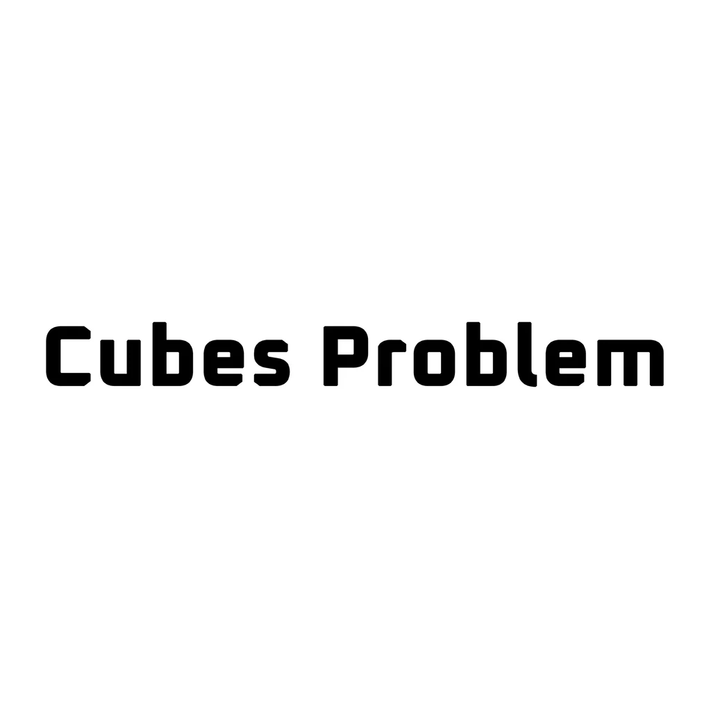 Cubes Problem