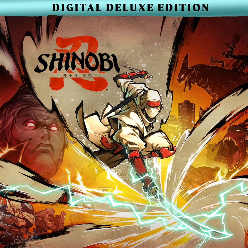 SHINOBI 복수의 참격 디지털 디럭스 에디션 PS4 & PS5 (중국어(간체자), 한국어, 영어, 일본어, 중국어(번체자))