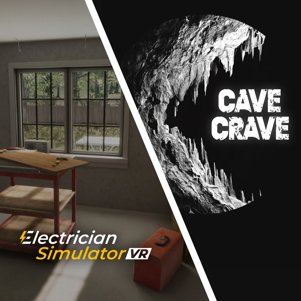 Cave Crave + Electrician Simulator VR bundle (Simplified Chinese, English, Korean, Thai, Japanese, Traditional Chinese)