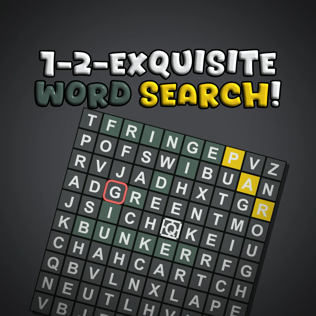 1-2-Exquisite Word Search!