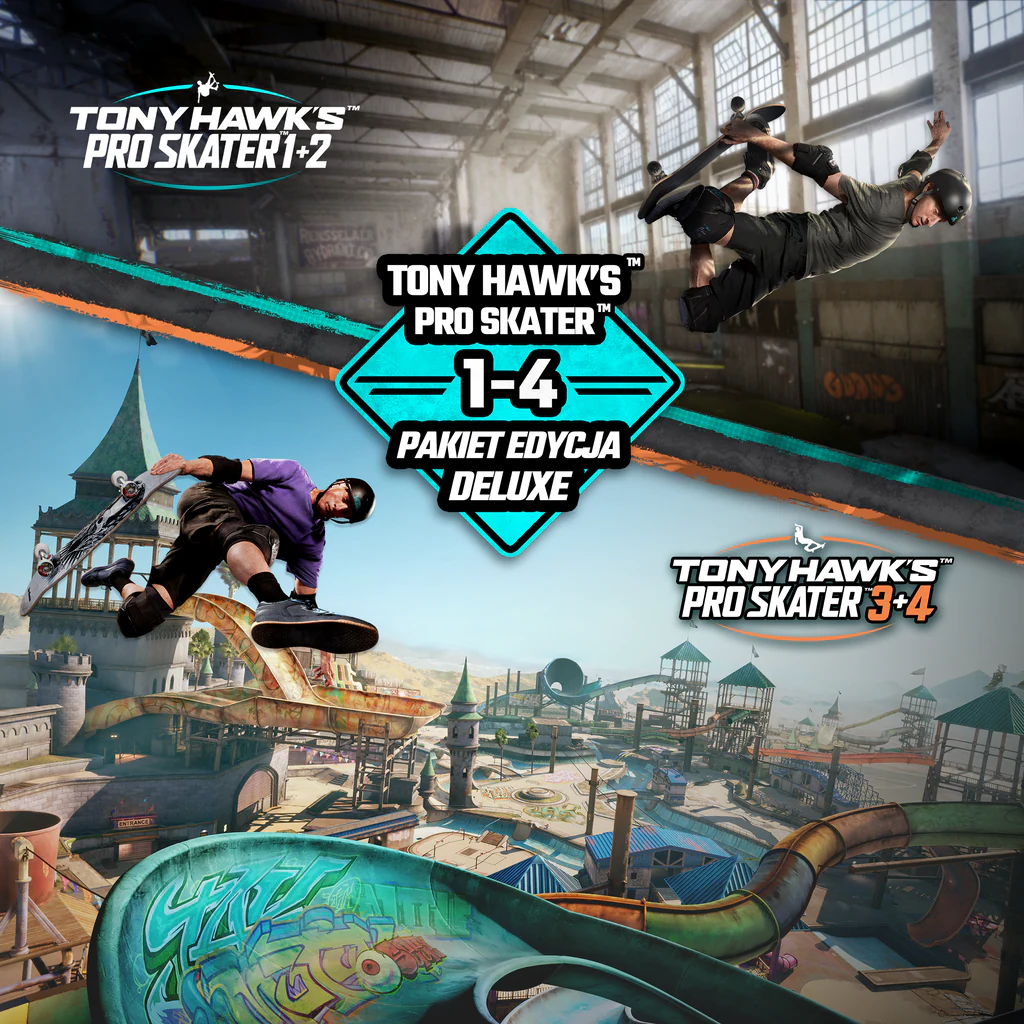 Tony Hawk's™ Pro Skater™ 1 - 4 - Pakiet Edycja Deluxe