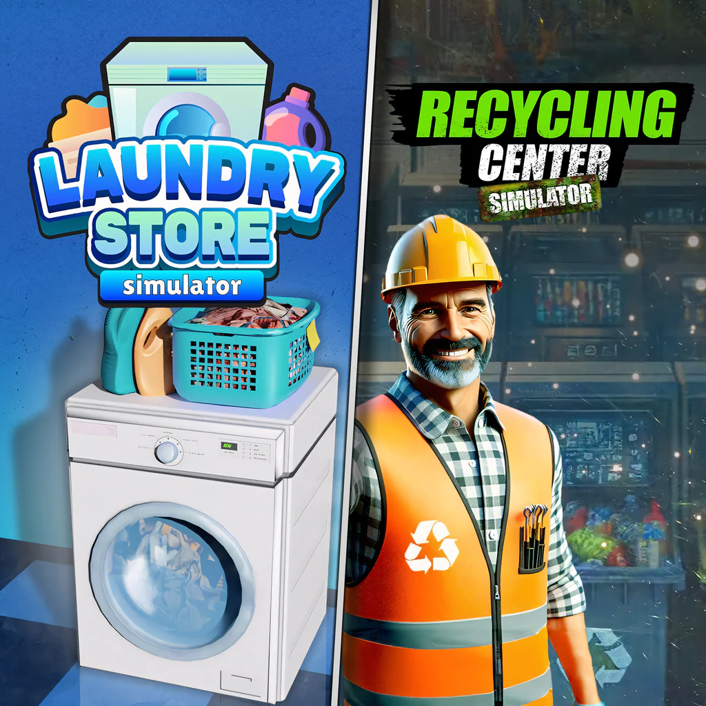 Recycling Center Simulator & Laundry Store Simulator (Simplified Chinese, English, Korean, Thai, Japanese, Traditional Chinese)