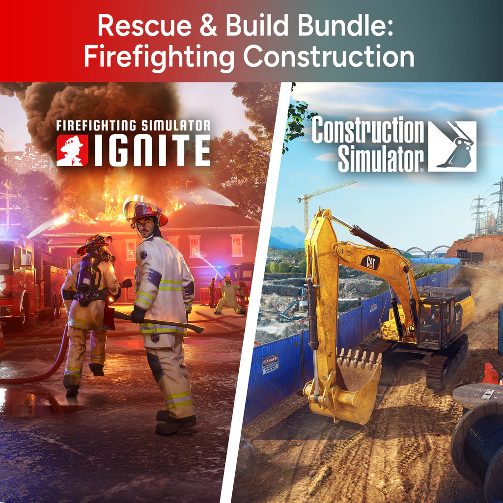 Rescue & Build Bundle: Firefighting Construction (Simplified Chinese, English, Korean, Japanese, Traditional Chinese)