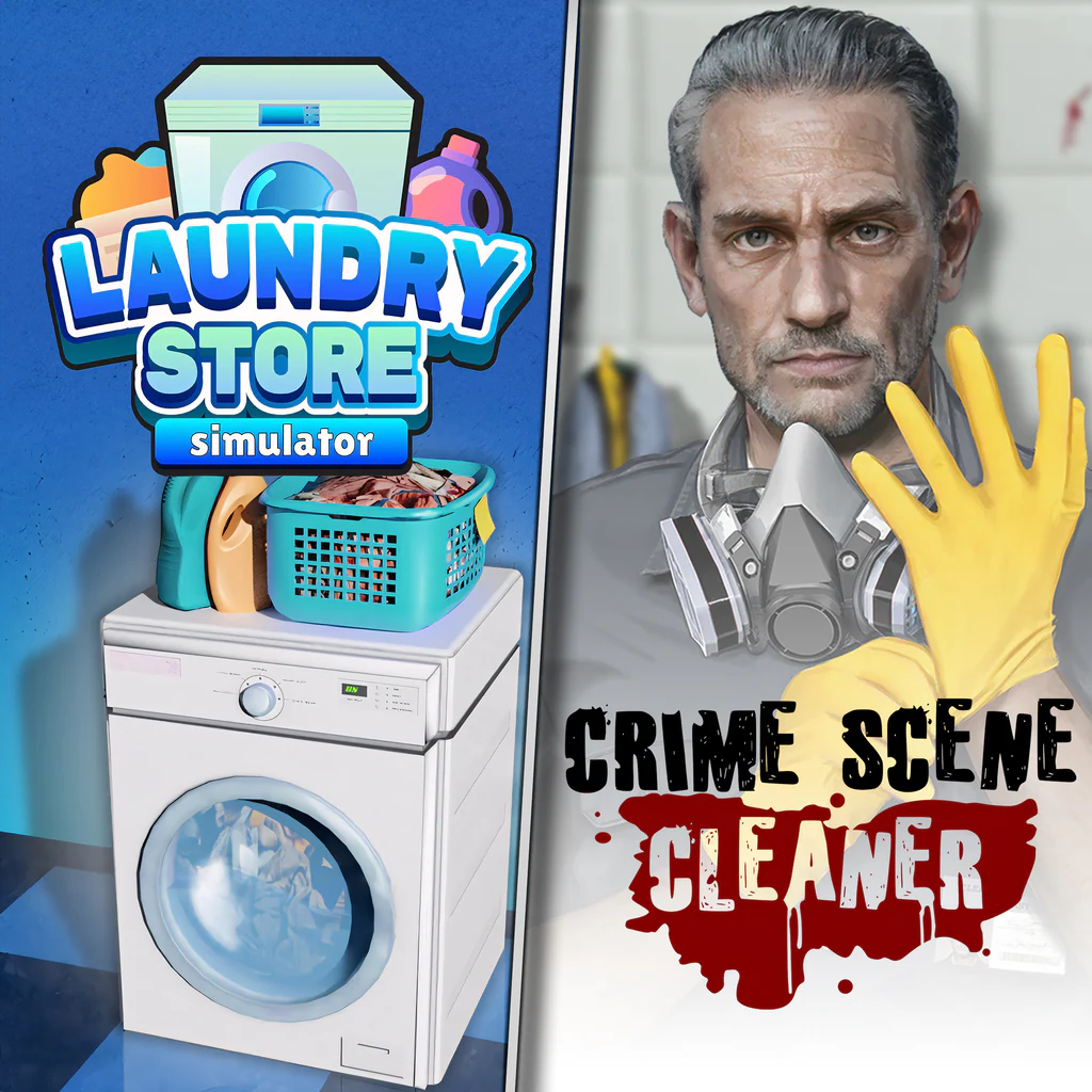 Laundry Store Simulator & Crime Scene Cleaner (Simplified Chinese, English, Korean, Thai, Japanese, Traditional Chinese)