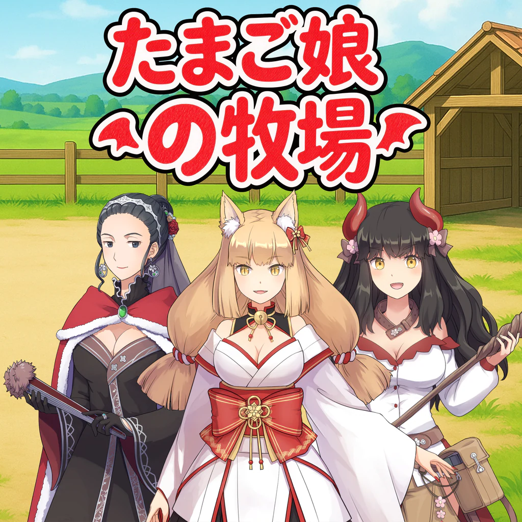 たまご娘の牧場